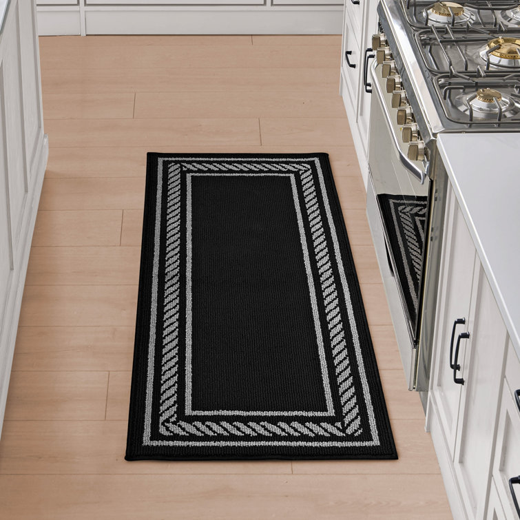Nautica Rope Border Machine Washable All Loop Tufted Rugs 1-Piece
