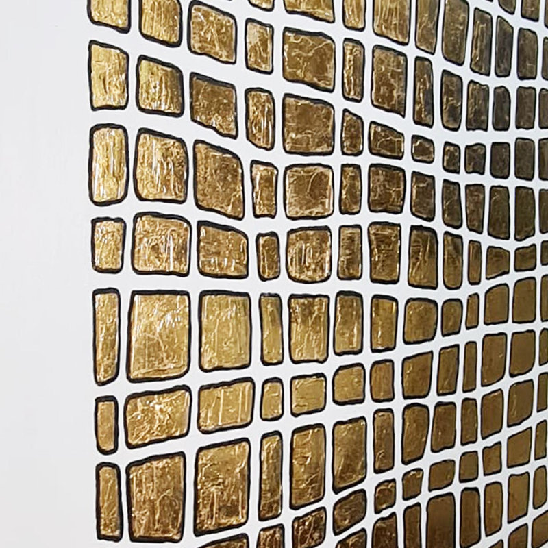 Peinture à l'huile décorative, H 27,56 po x l 27,56 po x P 1 po