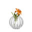 Vase en verre nervuré 6 "Sonora pour fleurs fraîches Sonora (transparent)-511511679-511511678