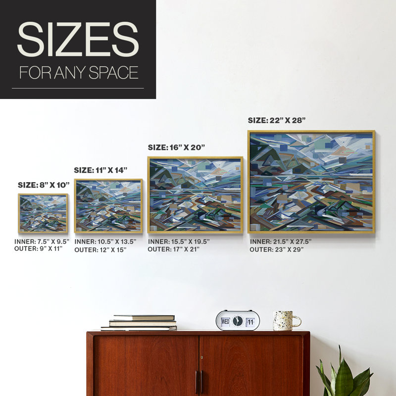 Low Tide -Framed Print - Restickable, 8" H x 10" W