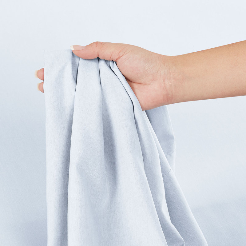 Premium Microfiber Fitted Sheet, Ice Blue, California King Fitted Sheet