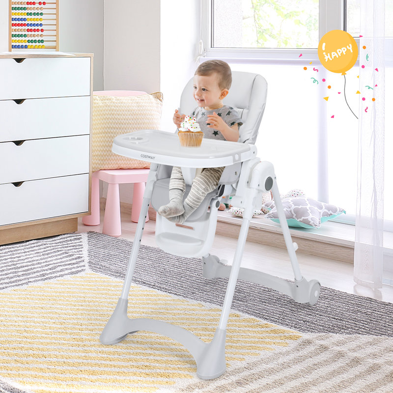 Kwabena High Chair, Light Grey