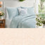 Ensembles de literie brodés en coton de qualité supérieure, très grand bord de mer turquoise