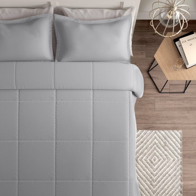 Twin Silver Down Alternative Microfiber Comforter Set