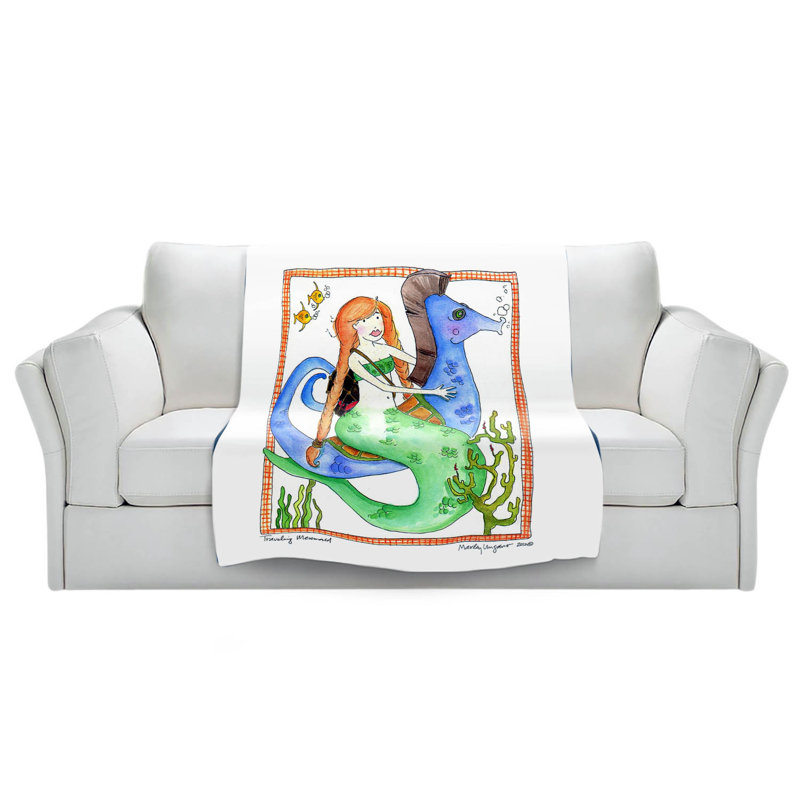  Couverture de voyage sirène, 68 po x 80 po