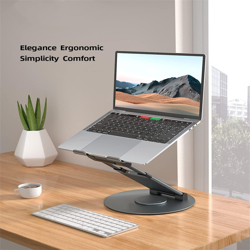 Metal Stackable Monitor Stand, Grey