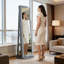 Miroir robuste, miroir pivotant sur 360 °, avec tablettes de rangement-216224600