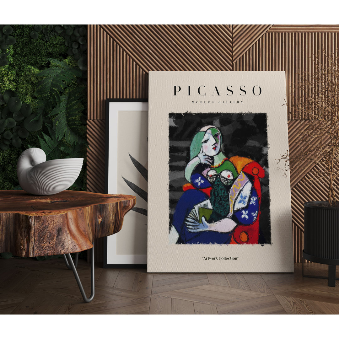 Picasso Art Collection - Frau Mit Hut I Als Leinwandbild