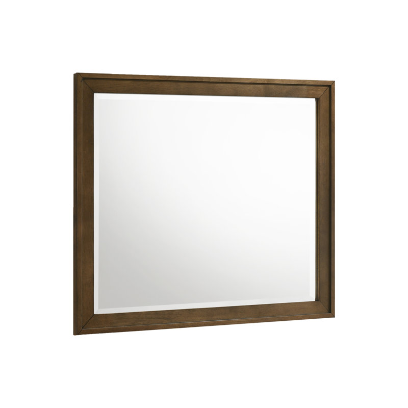 Miroir Andover en noyer, Marron foncé