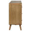 Commode de chambre à 6 tiroirs en frêne clair