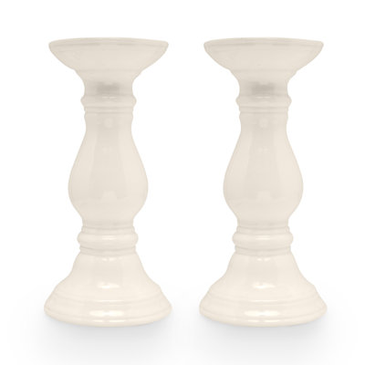 9'' H Concrete / Cement Tabletop Candlestick