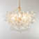 Yavette 6 - Light Dimmable Modern Cluster Glass Chandelier
