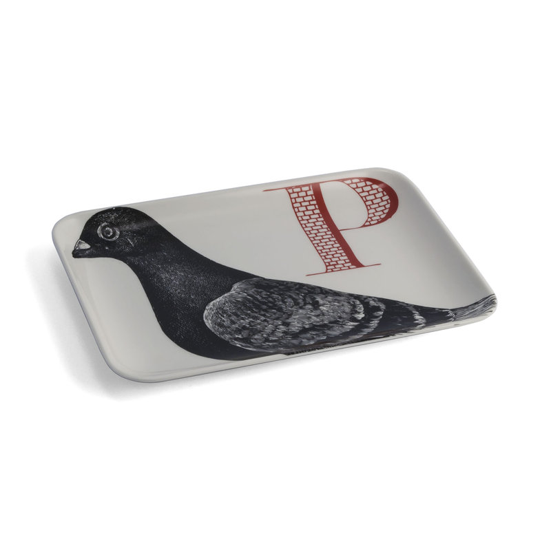 Thomas Paul Alphabet Melamine Platter, P