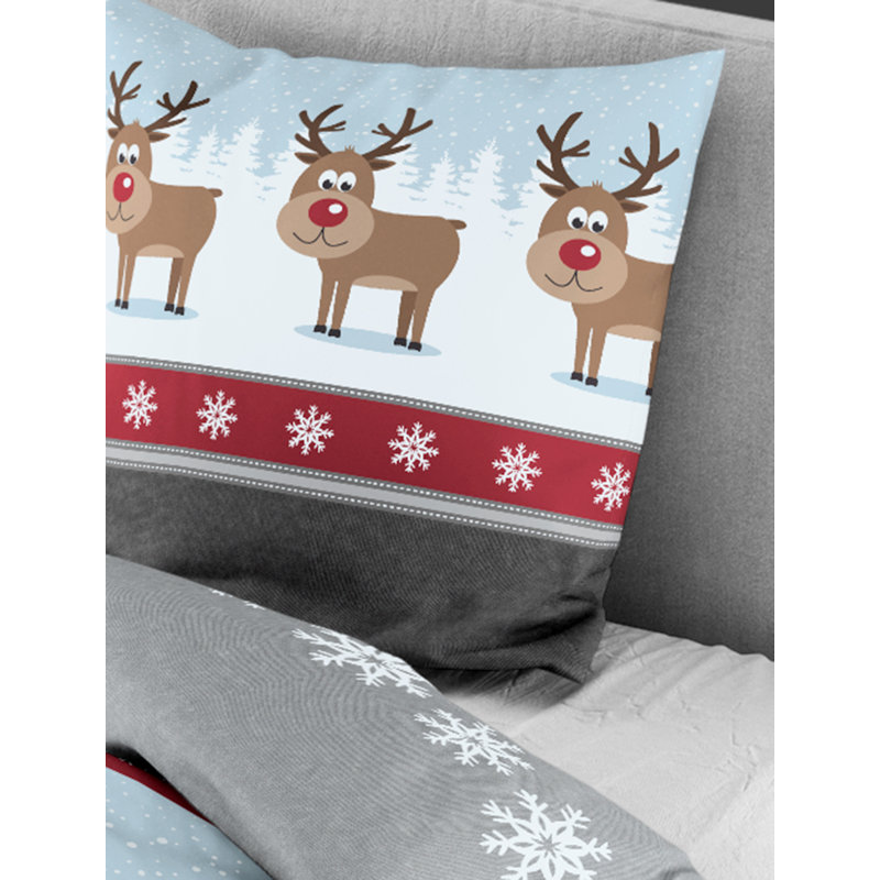 4177 Cotton Animal Print Duvet Cover Set with Pillow Shams