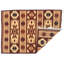 Afghan Wool Southwestern Area Rug in Brown