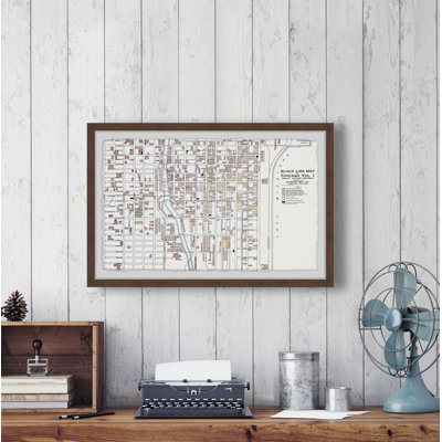 " Block Line Map Of Chicago "