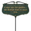 Flora & Fauna Come into the Garden Poem Garden Sign