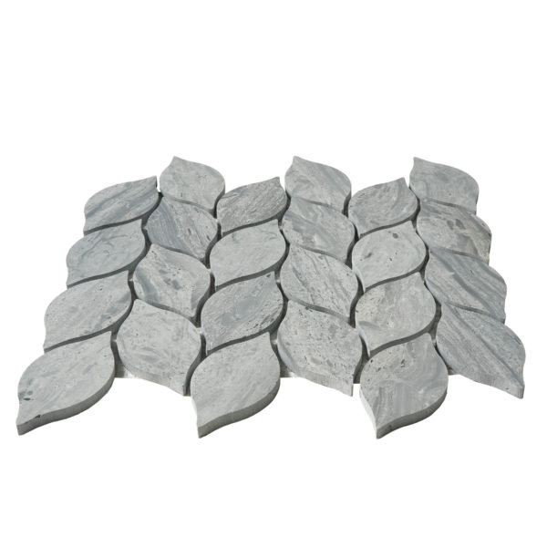 Mosaïque de feuille bleue Driftwood