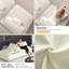 Ensemble de canapé modulaire surdimensionné de 139 po avec dossiers amovibles en chenille moelleuse, beige-722484575