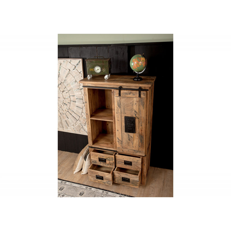 Railway Bookcase, Natural