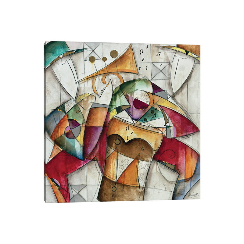 Jam Session I by Eric Waugh - Wrapped Canvas Print, 45.72 cm H x 45.72 cm W x 3.175 cm D