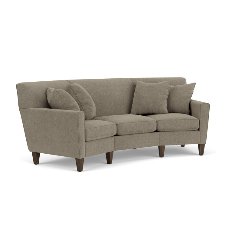 Upholstered 96'' Sofa, Dove 100% Polyester