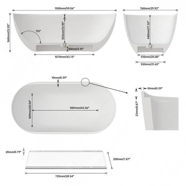 Dimensions du produit