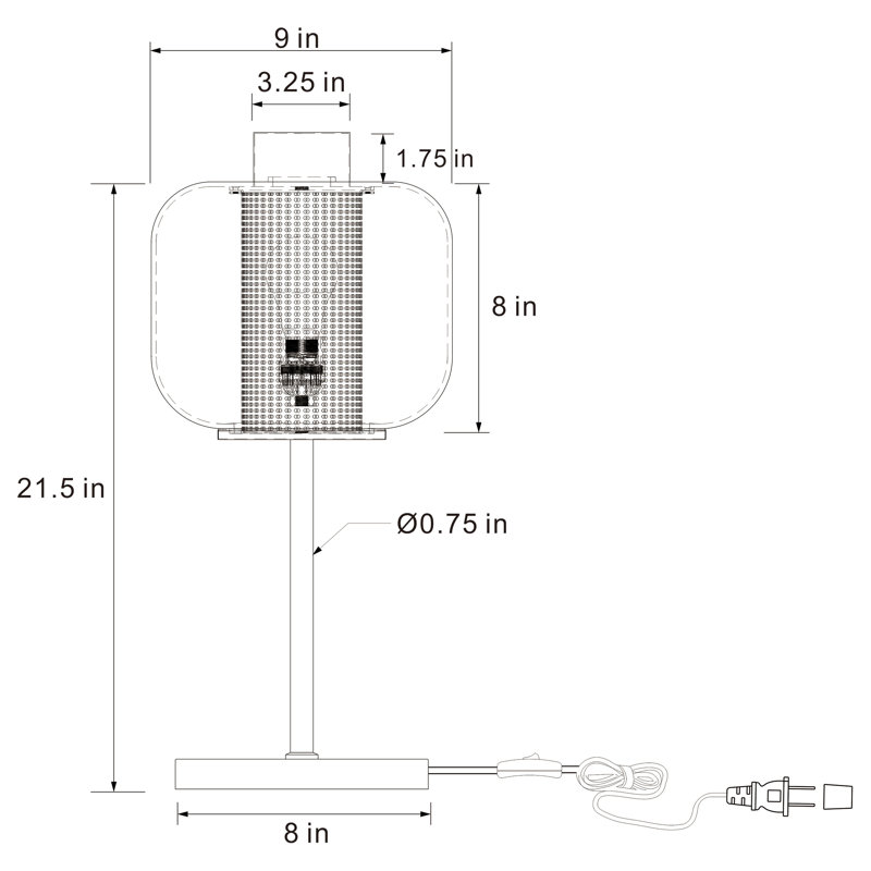 Romana Metal Table Lamp