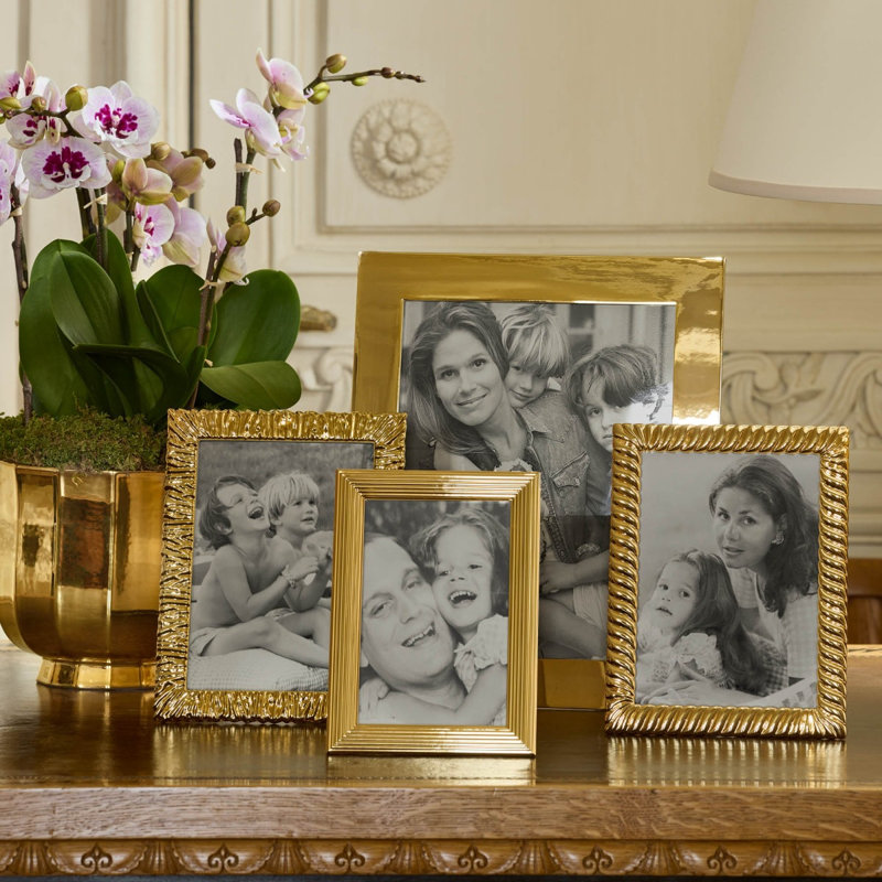 Alessio Metal Picture Frame, 4" W x 6" H