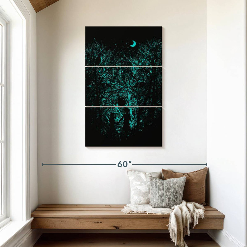 Alvord Darkness Into The Woods I, H 45 po x l 28 po