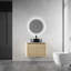 Meuble-lavabo mural 30 po avec lavabo d'art en céramique et 2 portes à fermeture en douceur-1327577169