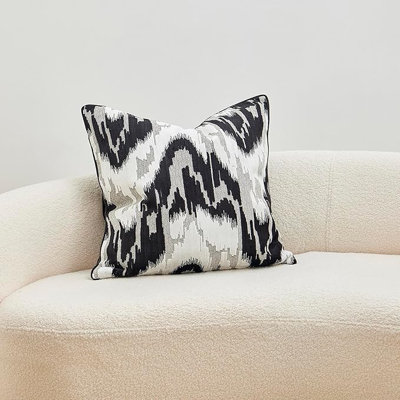 Abstract Velvet Reversible Pillow Cover