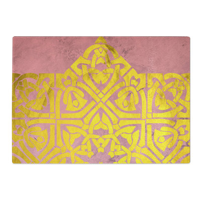 Peach Mandala No.1 Chopping Board