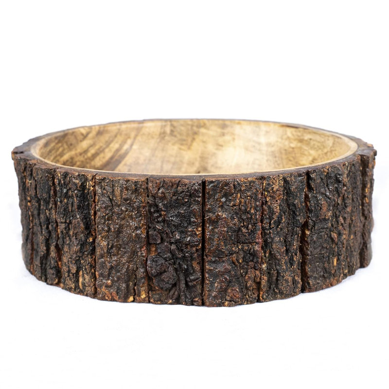 Bol décoratif en bois de manguier