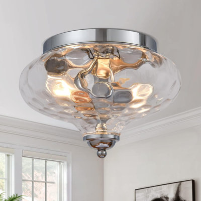 Hammered Glass Ceiling Lights, Vintage Ceiling Lights, Indoor Ceiling Lights, Suitable For Coffee Shops
