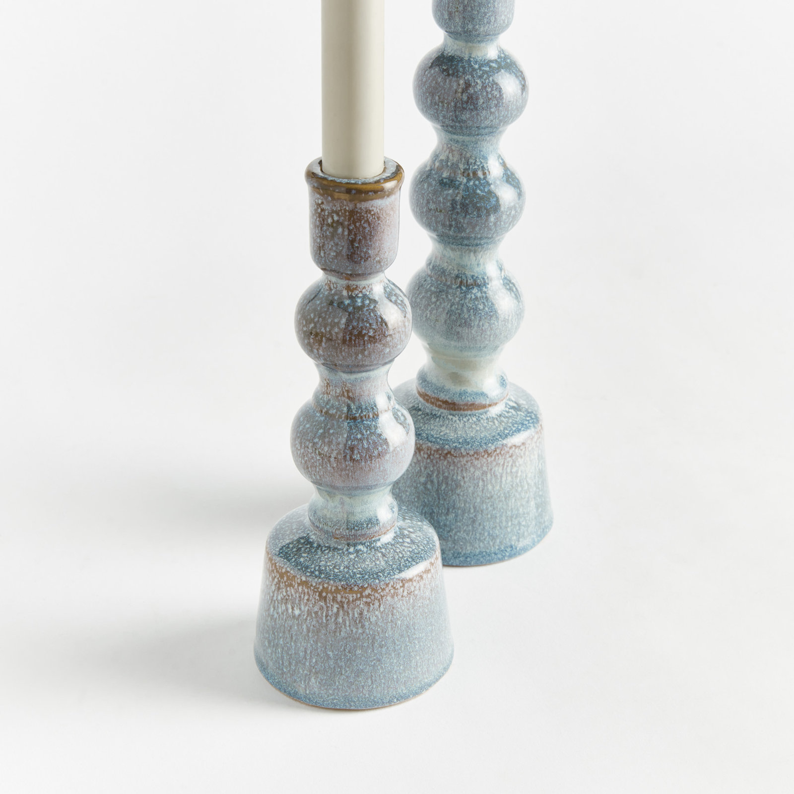 Dakota Fields Candlestick Holder, Blue