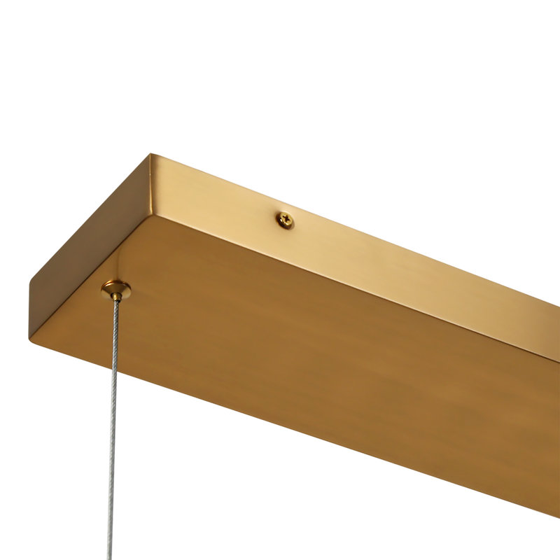 Daine 1 - Light Kitchen Island Linear LED Chandelier