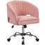 Swivel Office Task Chair with Adjustable Height and Padded Cushion-1649524775