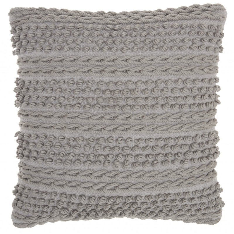 Housse de coussin Anastasia, Gris clair