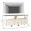 Meuble télé 3 tiroirs pour téléviseur de 60 po ou moins Lepe-68845761
