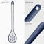 Cuillères en silicone résistantes à la chaleur de 600 ° F: cuillère de cuisine solide et rainurée U-Taste 13,3 po, long ustensile en caoutchouc antiadhésif, robuste pour mélanger, servir, remuer, égoutter (bleu minuit, 2 pièces)-131284969