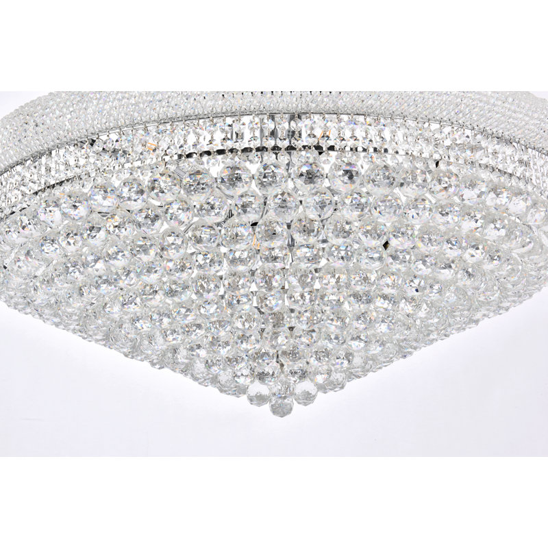 Lustre empire unique et remarquable à 38 lumières Ston Easton, Coupe royale, Chrome