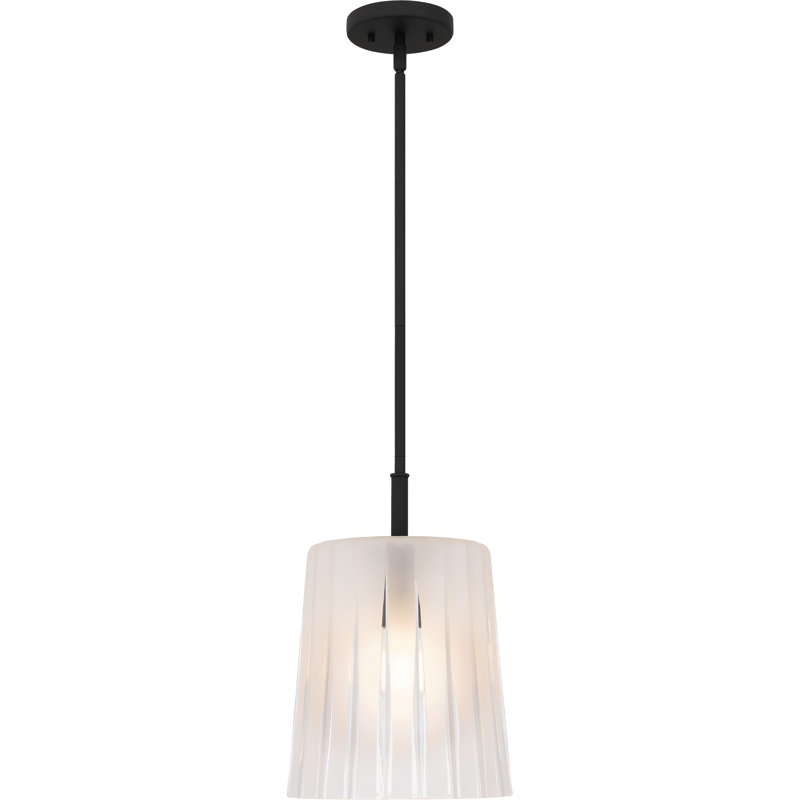 Mini-luminaire suspendu noir mat 1 lumière Alkis
