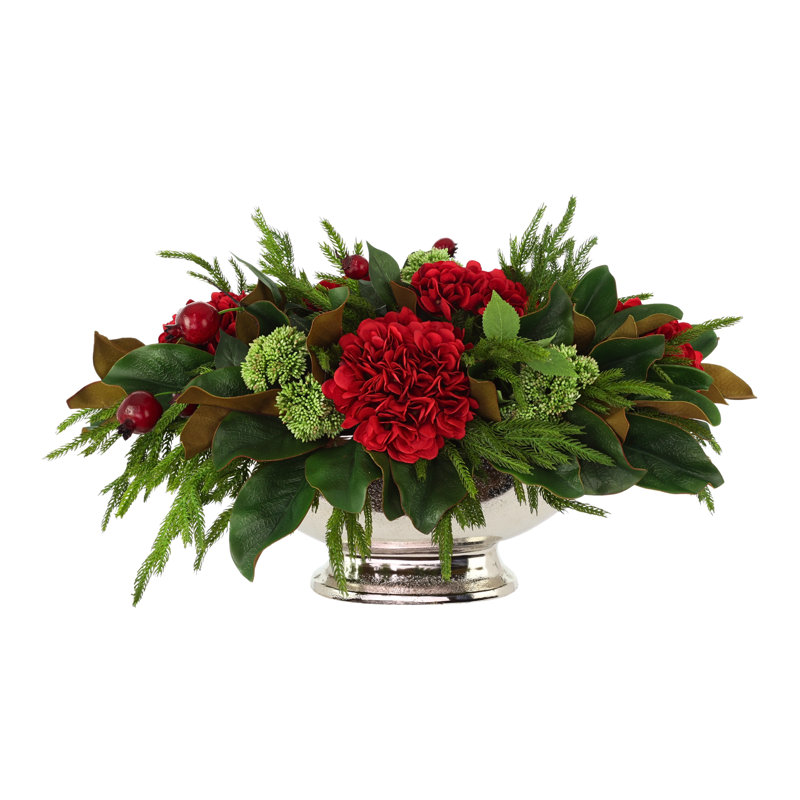 Jana Hydrangea Floral Arrangement in Vase