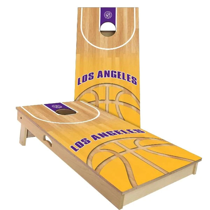 Ensemble de planche de basketball à thème 2 'x 4' avec étui de transport, Los Angeles