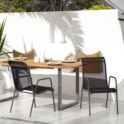Amalah Outdoor Patio Dining Armchair with Cushion
