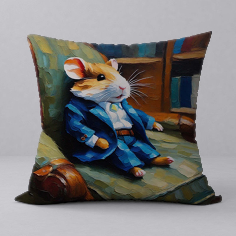 Polyester Throw Square Pillow Cover & Insert