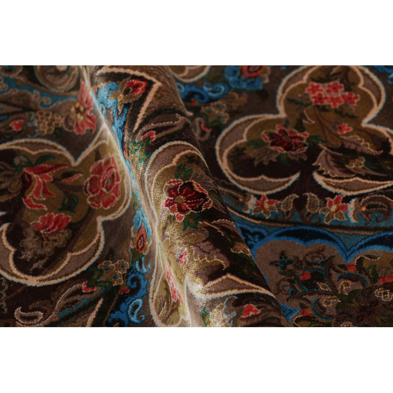 The Jahanshah Collection Handmade Silk Area Rug