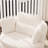 Upholstered Slipcovered Oversized Swivel Barrel Accent Chair-1315123163