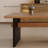 Simple Solid Wood Pine Rectangle Brown Desk-2144514829